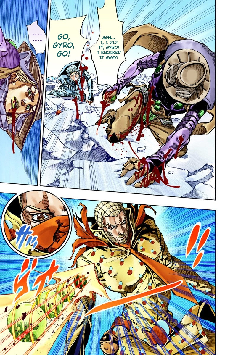 Jojo's Bizarre Adventure Part 7 - Steel Ball Run - Vol.14 Chapter 54: Wrecking Ball Part 4