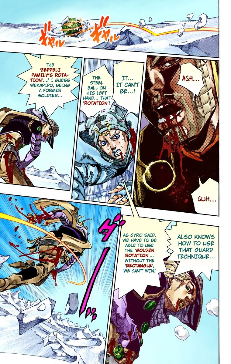 Jojo's Bizarre Adventure Part 7 - Steel Ball Run - Vol.14 Chapter 54: Wrecking Ball Part 4