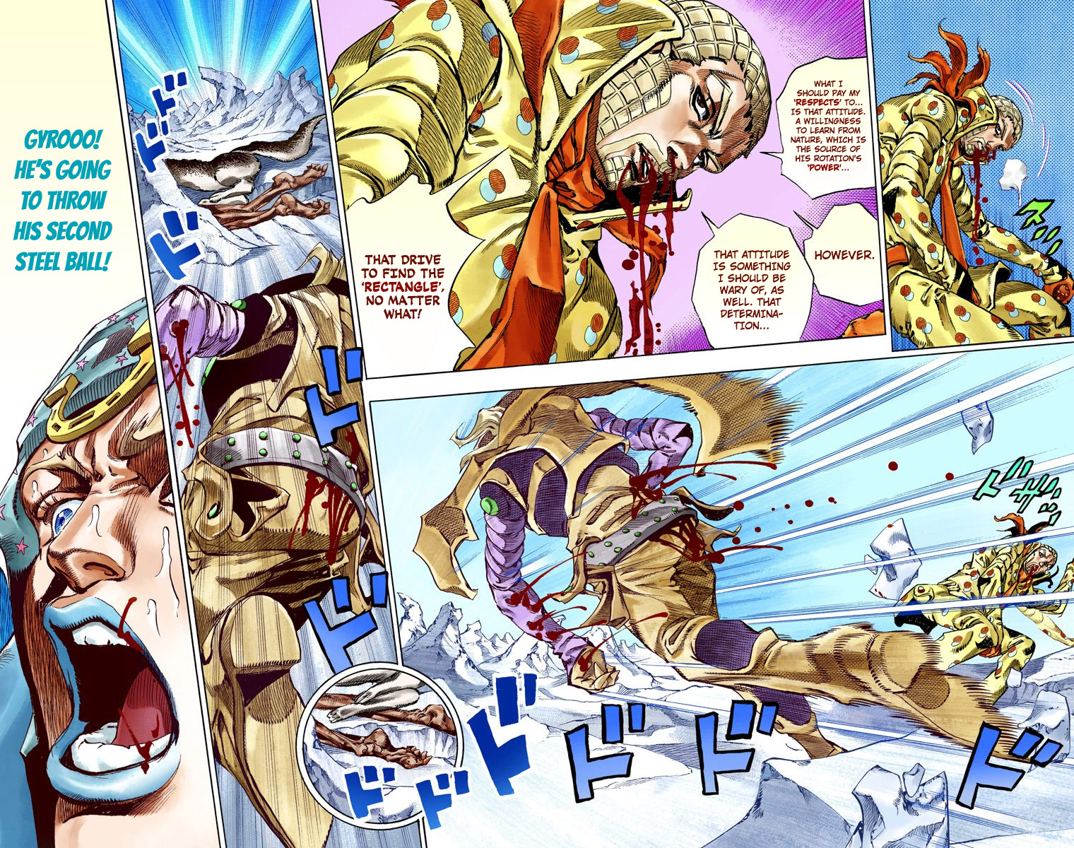 Jojo's Bizarre Adventure Part 7 - Steel Ball Run - Vol.14 Chapter 54: Wrecking Ball Part 4