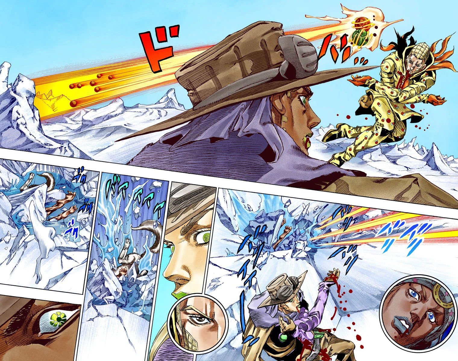 Jojo's Bizarre Adventure Part 7 - Steel Ball Run - Vol.14 Chapter 54: Wrecking Ball Part 4