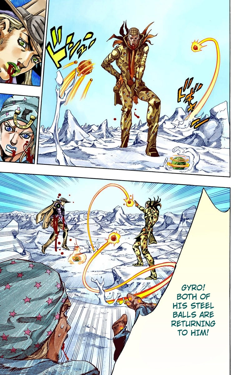 Jojo's Bizarre Adventure Part 7 - Steel Ball Run - Vol.14 Chapter 54: Wrecking Ball Part 4