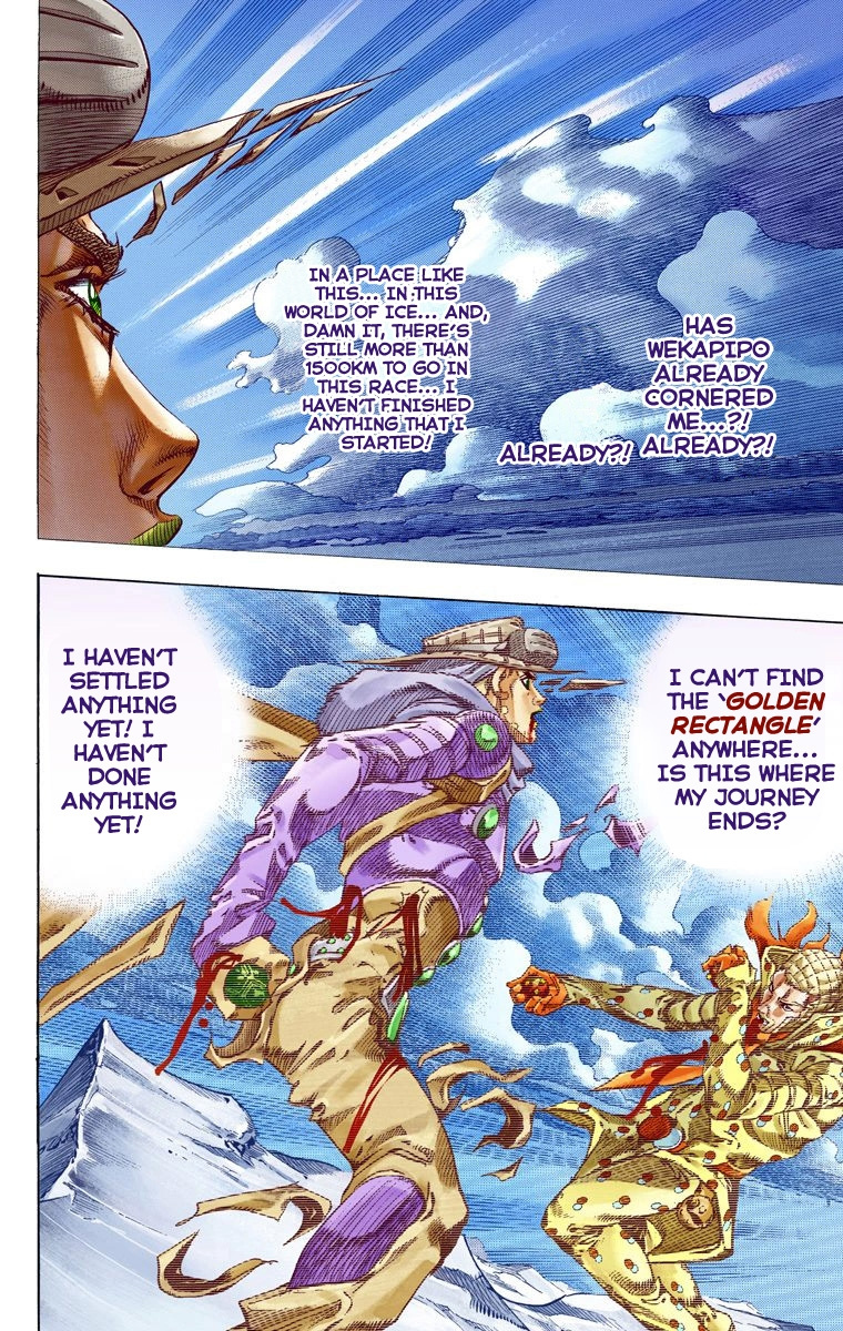 Jojo's Bizarre Adventure Part 7 - Steel Ball Run - Vol.14 Chapter 54: Wrecking Ball Part 4