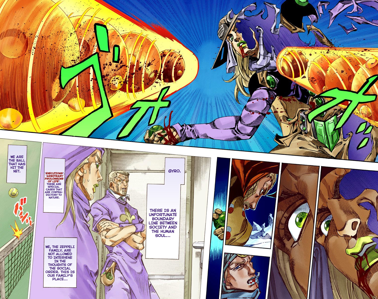 Jojo's Bizarre Adventure Part 7 - Steel Ball Run - Vol.14 Chapter 54: Wrecking Ball Part 4