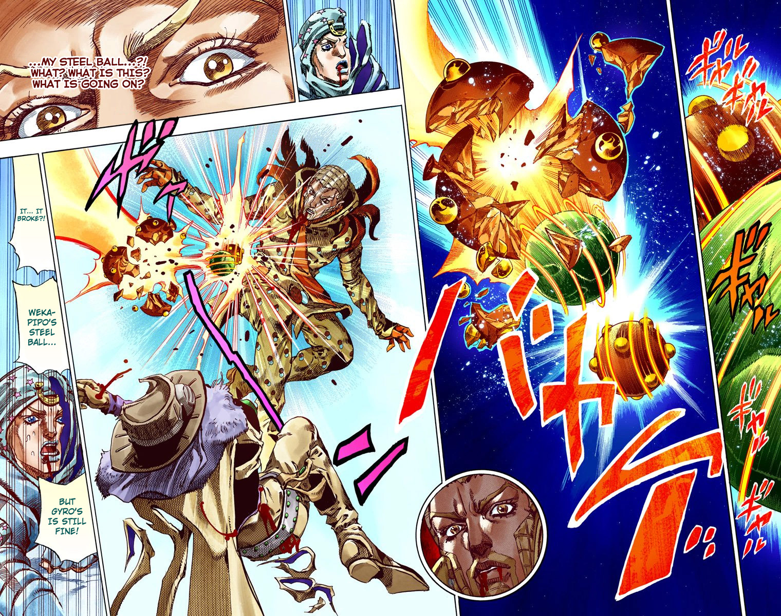 Jojo's Bizarre Adventure Part 7 - Steel Ball Run - Vol.14 Chapter 54: Wrecking Ball Part 4