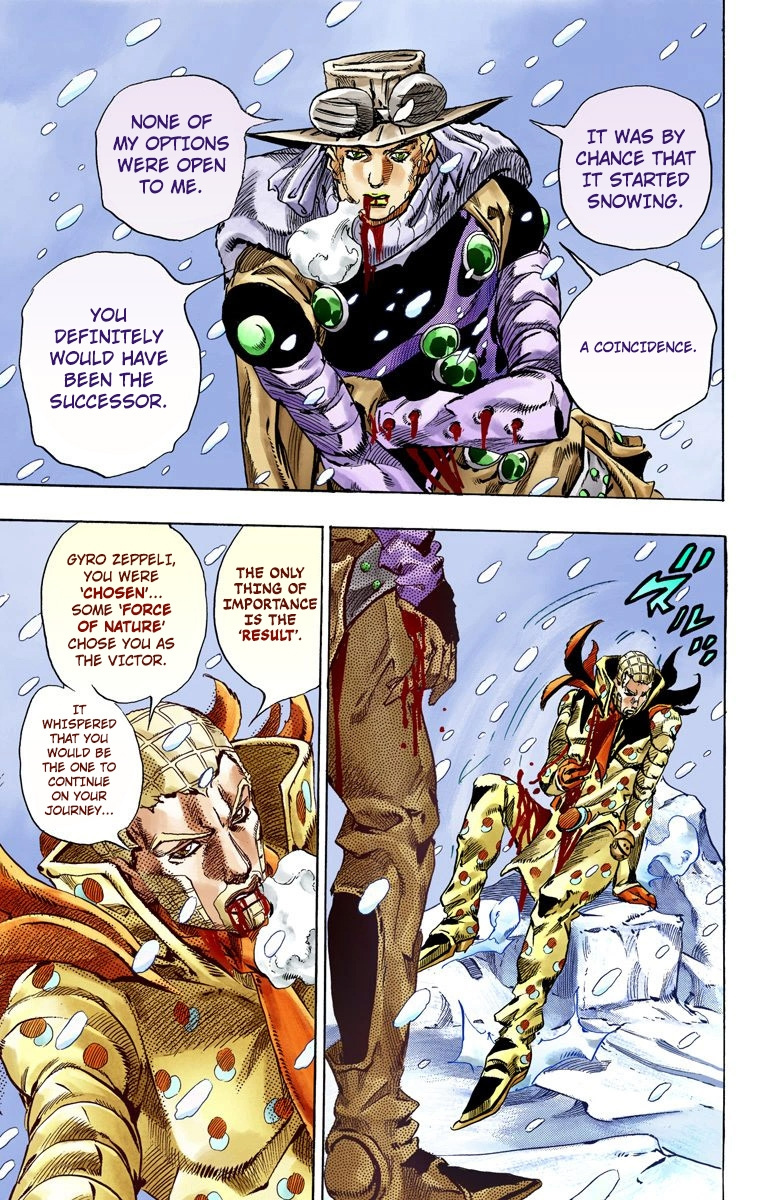 Jojo's Bizarre Adventure Part 7 - Steel Ball Run - Vol.14 Chapter 54: Wrecking Ball Part 4