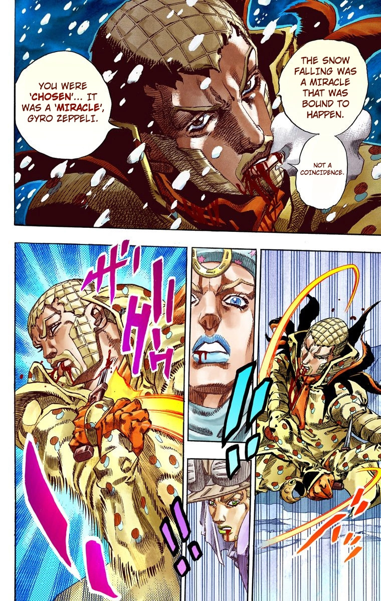 Jojo's Bizarre Adventure Part 7 - Steel Ball Run - Vol.14 Chapter 54: Wrecking Ball Part 4