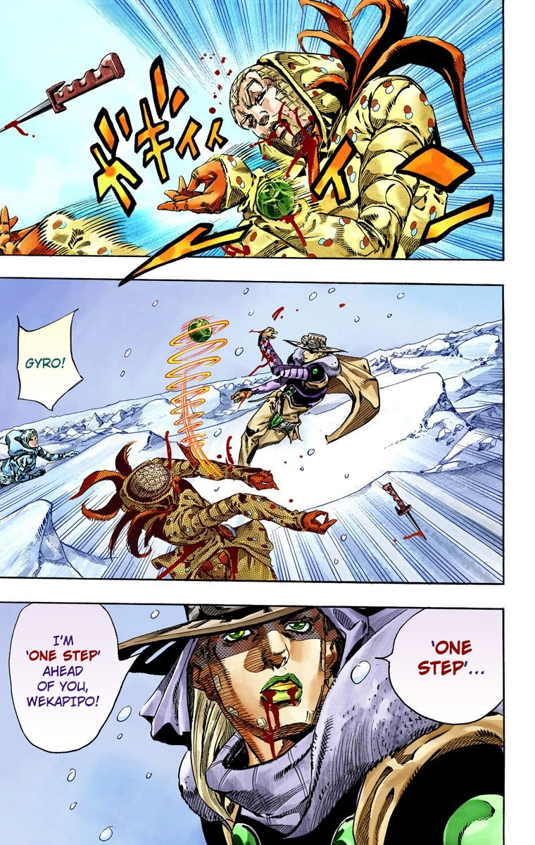 Jojo's Bizarre Adventure Part 7 - Steel Ball Run - Vol.14 Chapter 54: Wrecking Ball Part 4