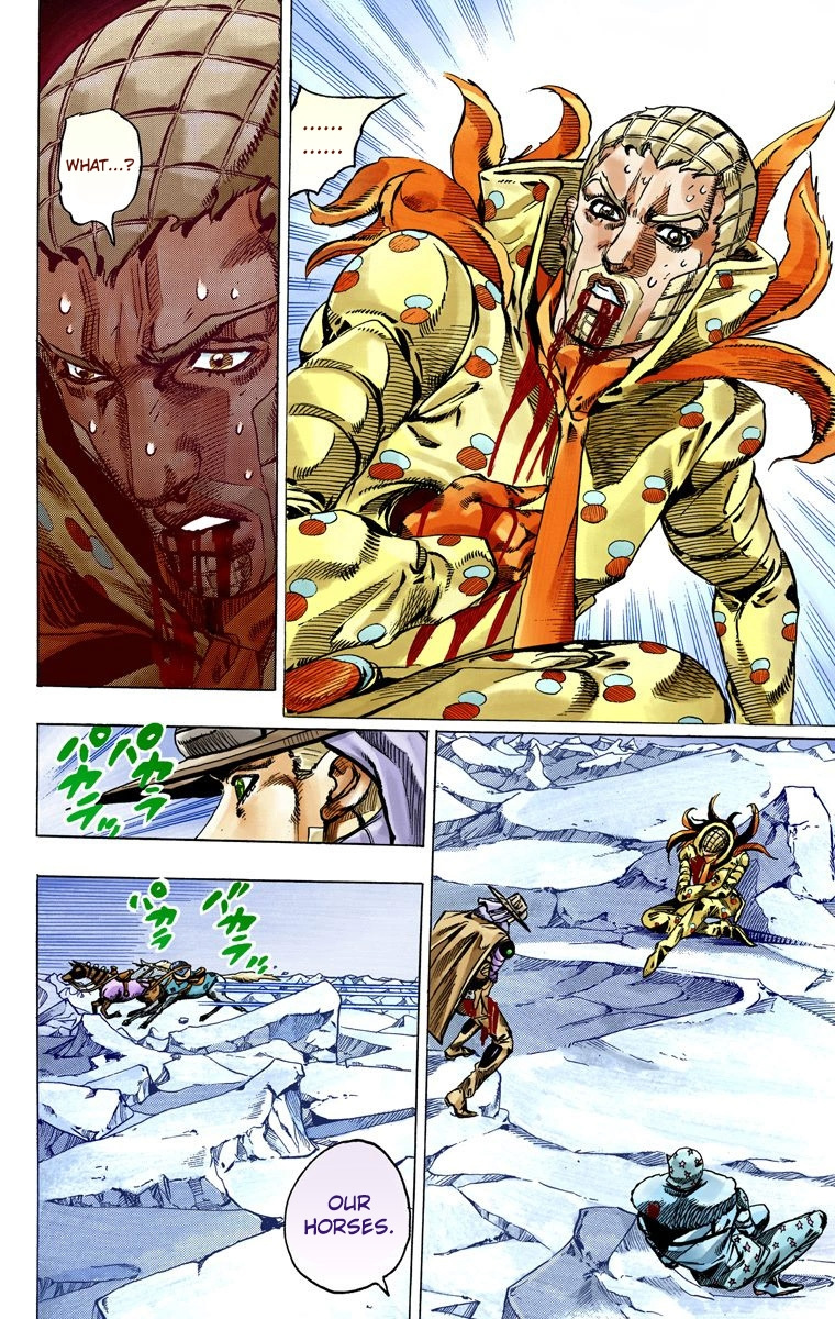 Jojo's Bizarre Adventure Part 7 - Steel Ball Run - Vol.14 Chapter 54: Wrecking Ball Part 4