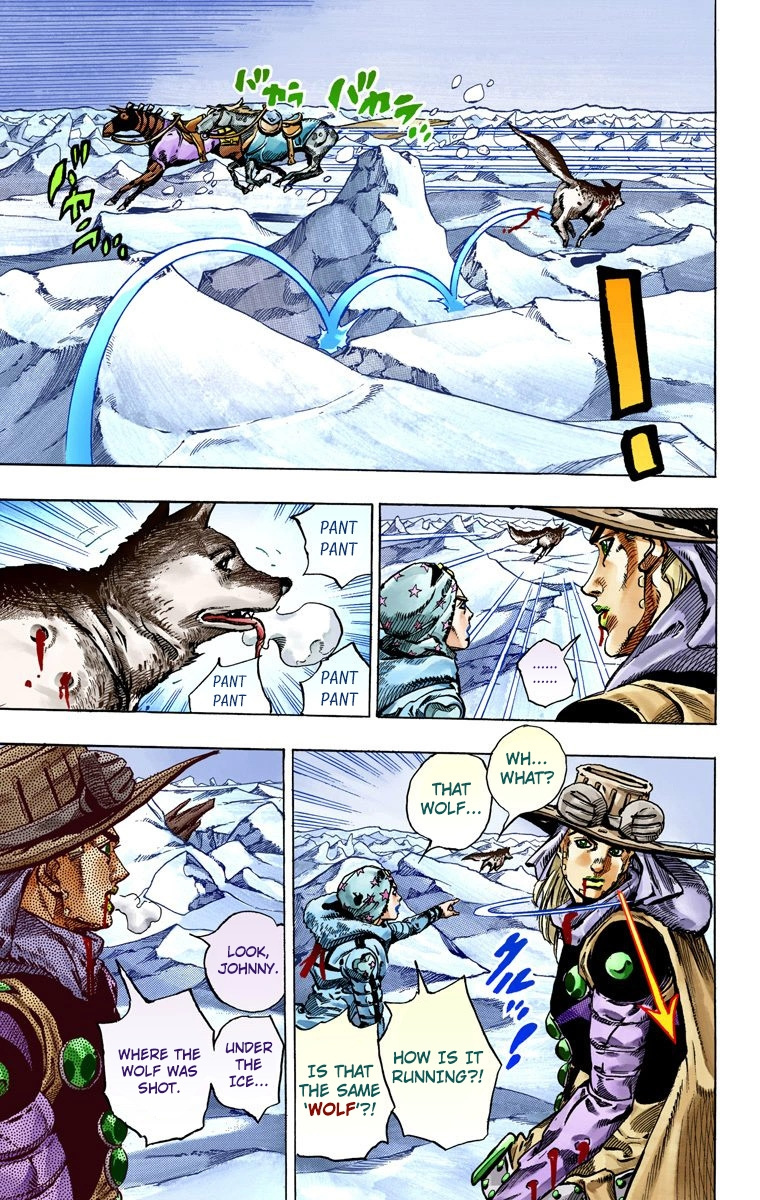 Jojo's Bizarre Adventure Part 7 - Steel Ball Run - Vol.14 Chapter 54: Wrecking Ball Part 4