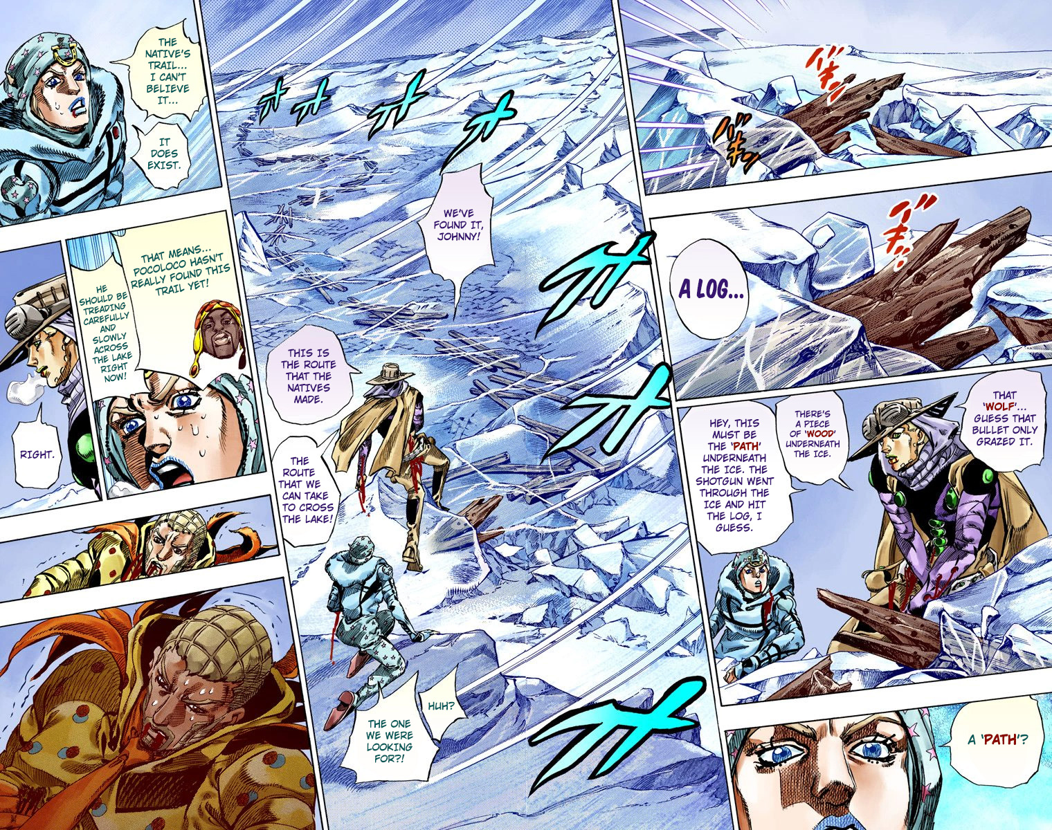 Jojo's Bizarre Adventure Part 7 - Steel Ball Run - Vol.14 Chapter 54: Wrecking Ball Part 4