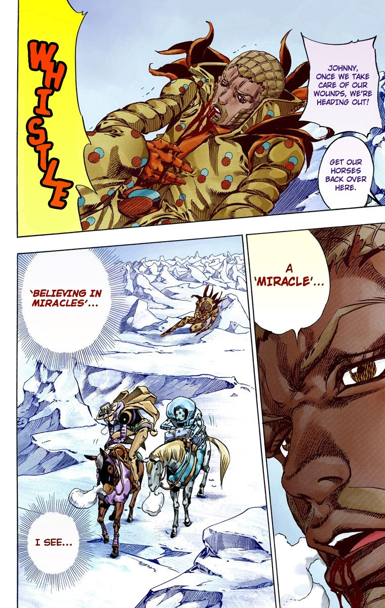 Jojo's Bizarre Adventure Part 7 - Steel Ball Run - Vol.14 Chapter 54: Wrecking Ball Part 4