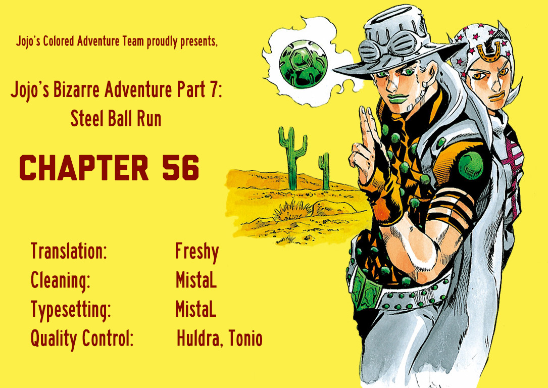 Jojo's Bizarre Adventure Part 7 - Steel Ball Run - Vol.15 Chapter 56: Civil War Part 1