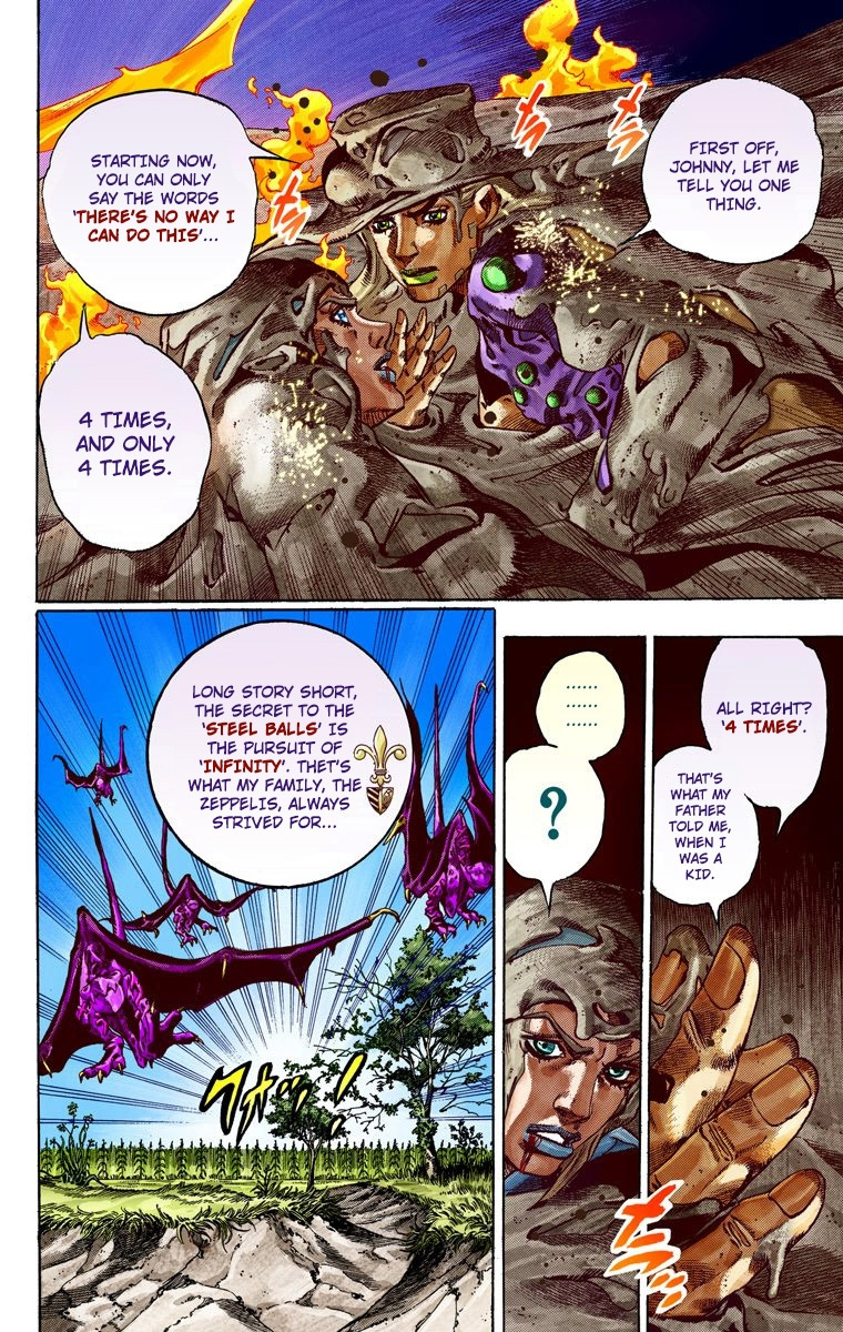 Jojo's Bizarre Adventure Part 7 - Steel Ball Run - Vol.11 Chapter 43: A Silent Way Part 4