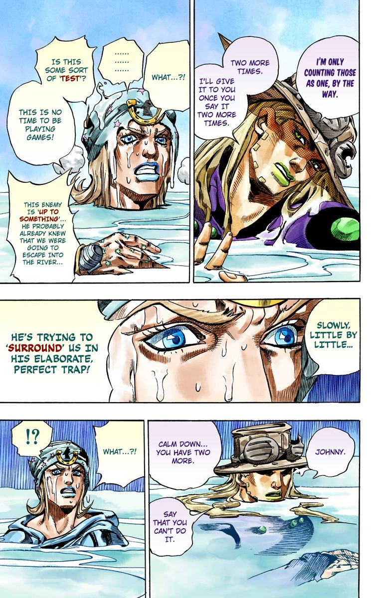 Jojo's Bizarre Adventure Part 7 - Steel Ball Run - Vol.11 Chapter 43: A Silent Way Part 4