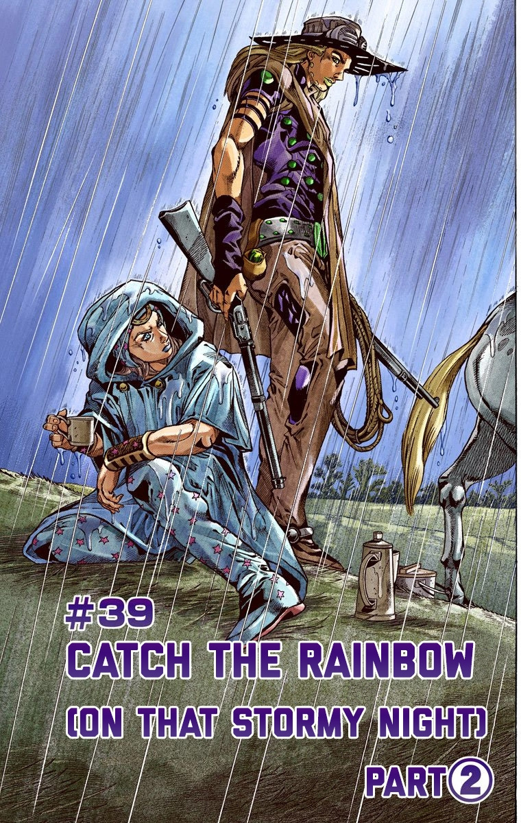 Jojo's Bizarre Adventure Part 7 - Steel Ball Run - Vol.9 Chapter 39: Catch The Rainbow (On That Stormy Night) Part 2