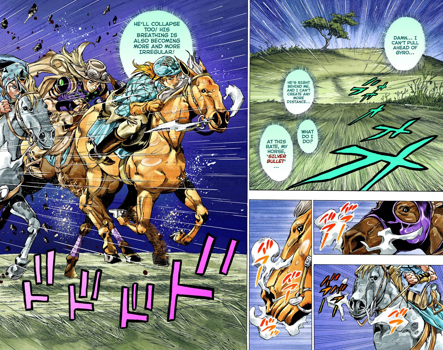 Jojo's Bizarre Adventure Part 7 - Steel Ball Run - Vol.9 Chapter 39: Catch The Rainbow (On That Stormy Night) Part 2