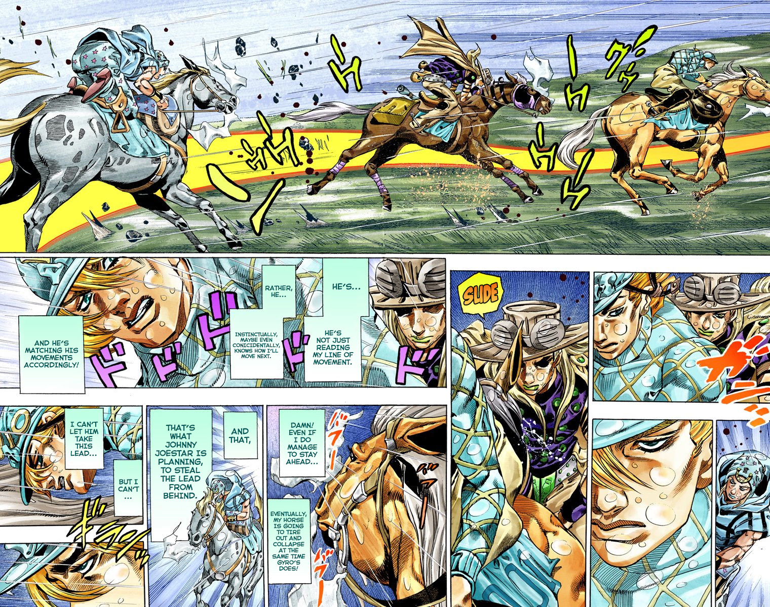 Jojo's Bizarre Adventure Part 7 - Steel Ball Run - Vol.9 Chapter 39: Catch The Rainbow (On That Stormy Night) Part 2