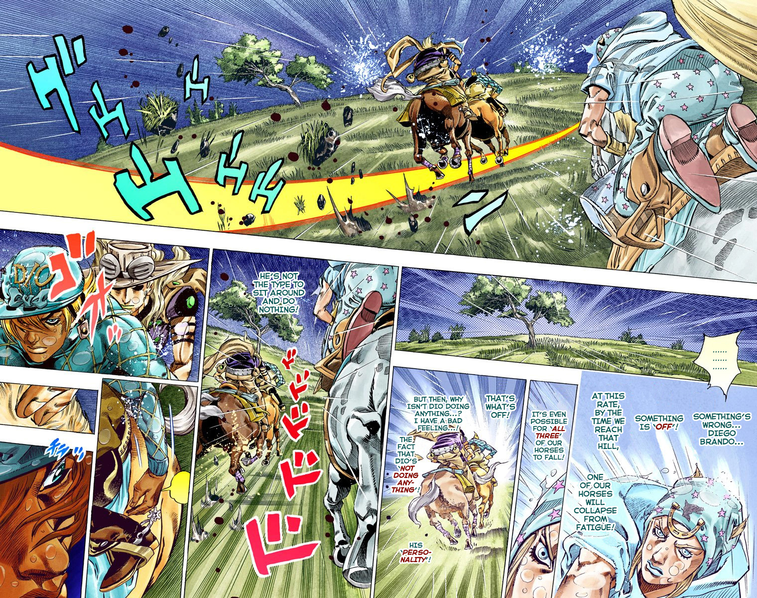 Jojo's Bizarre Adventure Part 7 - Steel Ball Run - Vol.9 Chapter 39: Catch The Rainbow (On That Stormy Night) Part 2