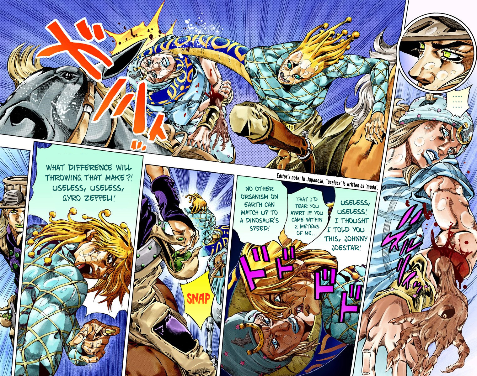 Jojo's Bizarre Adventure Part 7 - Steel Ball Run - Vol.9 Chapter 39: Catch The Rainbow (On That Stormy Night) Part 2