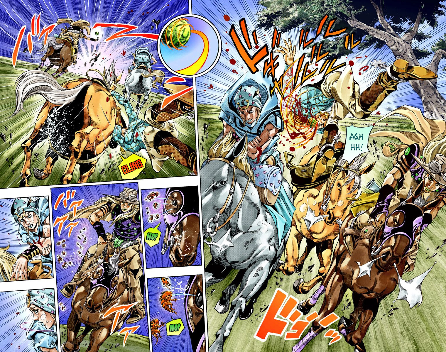 Jojo's Bizarre Adventure Part 7 - Steel Ball Run - Vol.9 Chapter 39: Catch The Rainbow (On That Stormy Night) Part 2