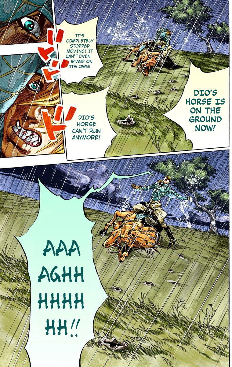 Jojo's Bizarre Adventure Part 7 - Steel Ball Run - Vol.9 Chapter 39: Catch The Rainbow (On That Stormy Night) Part 2