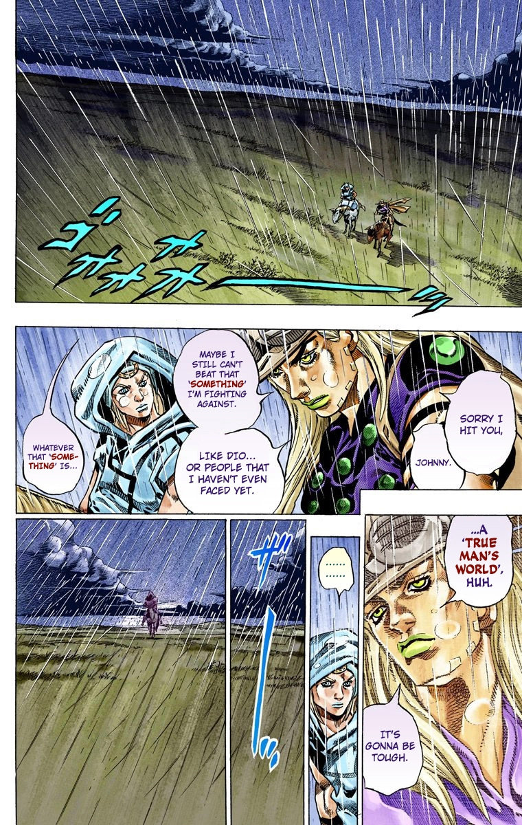 Jojo's Bizarre Adventure Part 7 - Steel Ball Run - Vol.9 Chapter 39: Catch The Rainbow (On That Stormy Night) Part 2