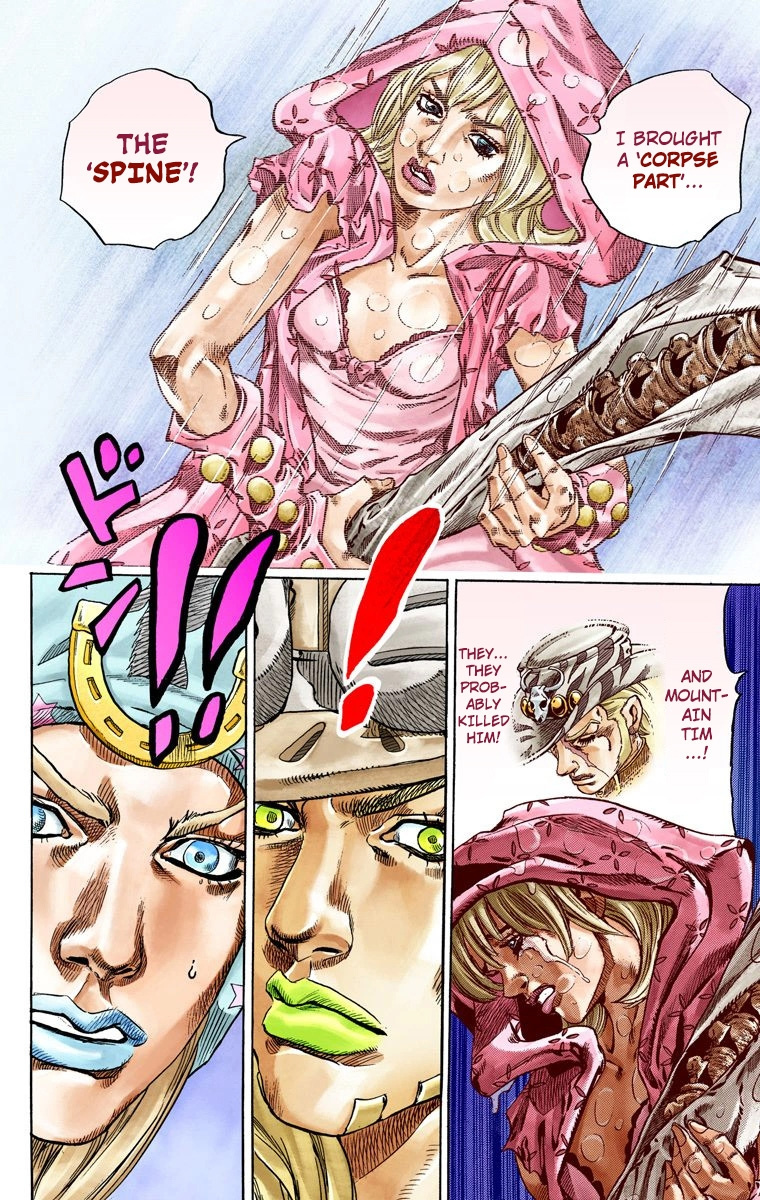 Jojo's Bizarre Adventure Part 7 - Steel Ball Run - Vol.9 Chapter 39: Catch The Rainbow (On That Stormy Night) Part 2