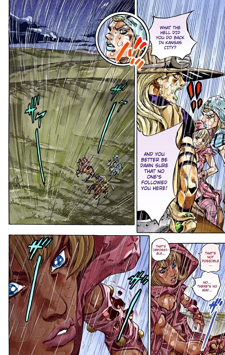 Jojo's Bizarre Adventure Part 7 - Steel Ball Run - Vol.9 Chapter 39: Catch The Rainbow (On That Stormy Night) Part 2