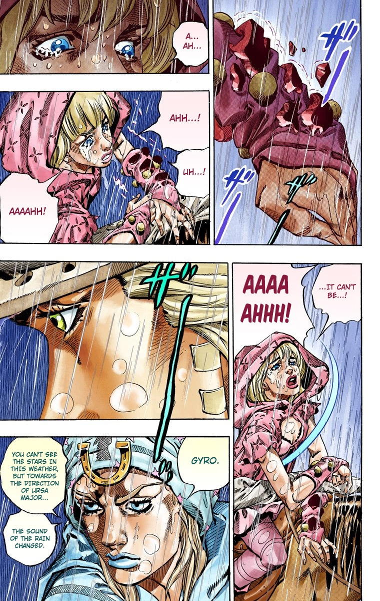 Jojo's Bizarre Adventure Part 7 - Steel Ball Run - Vol.9 Chapter 39: Catch The Rainbow (On That Stormy Night) Part 2