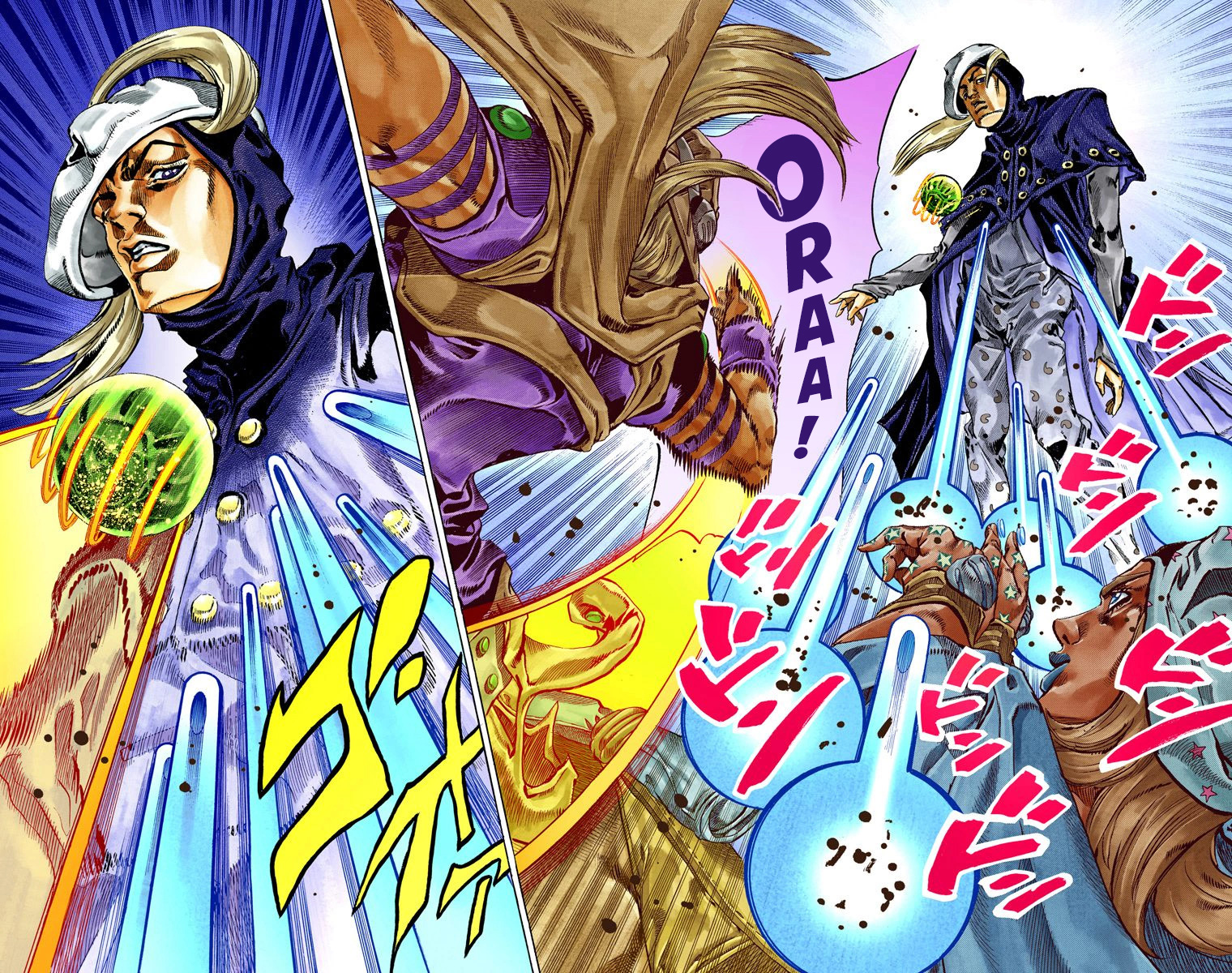 Jojo's Bizarre Adventure Part 7 - Steel Ball Run - Vol.9 Chapter 39: Catch The Rainbow (On That Stormy Night) Part 2