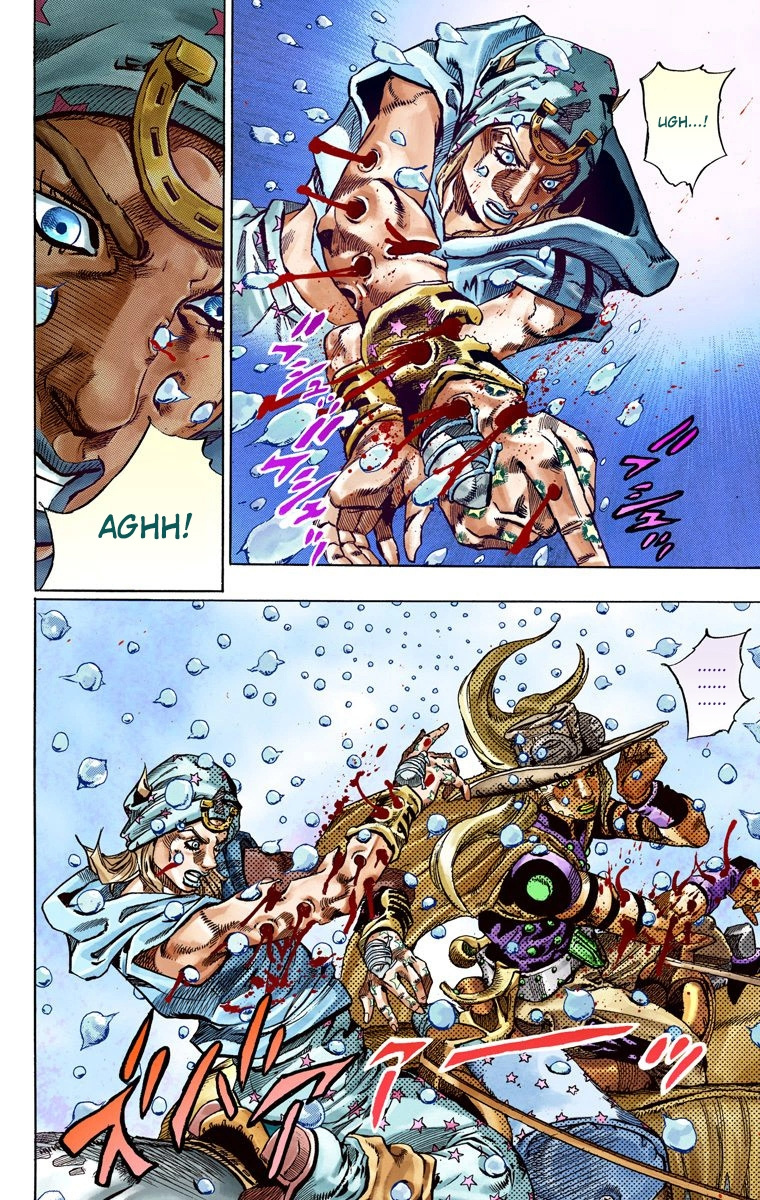 Jojo's Bizarre Adventure Part 7 - Steel Ball Run - Vol.9 Chapter 39: Catch The Rainbow (On That Stormy Night) Part 2