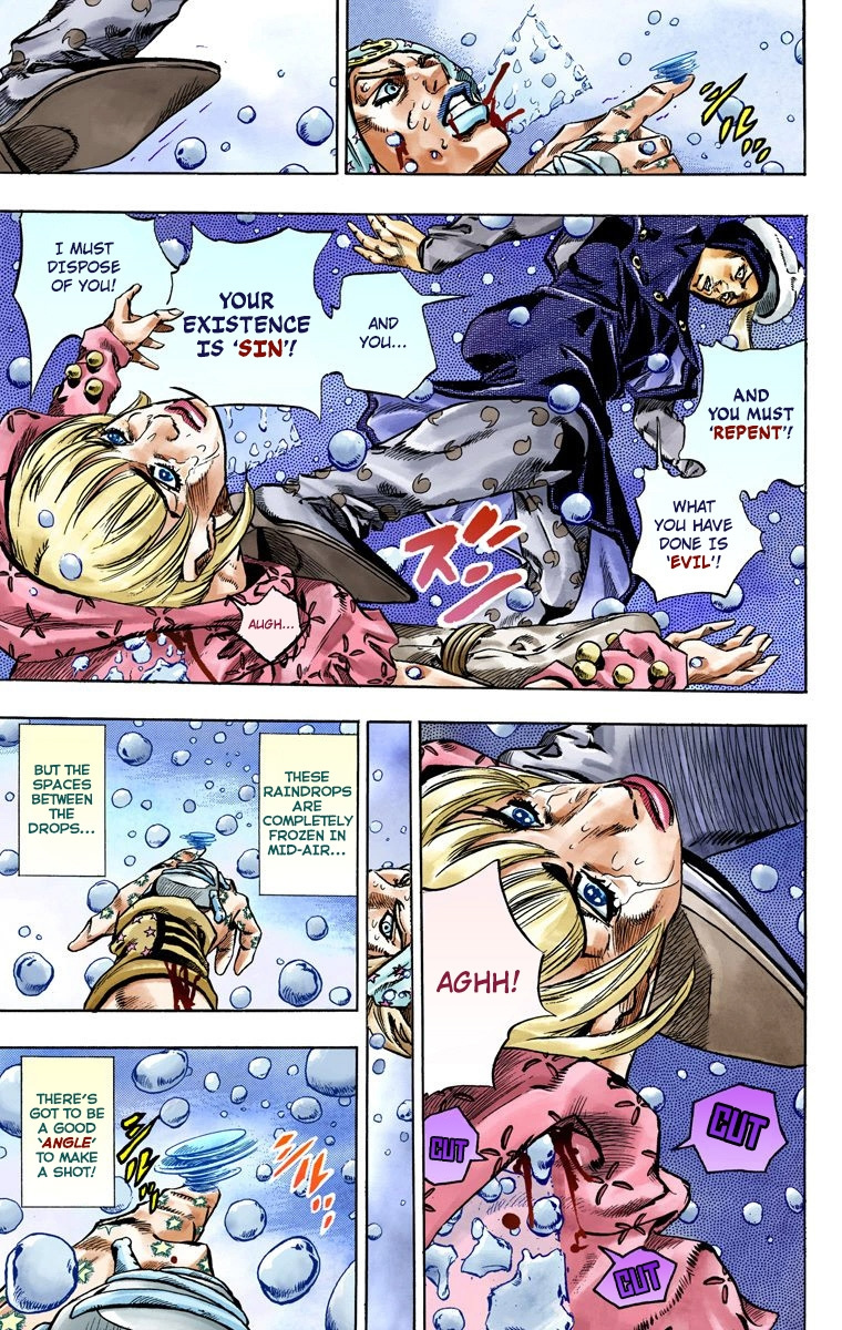 Jojo's Bizarre Adventure Part 7 - Steel Ball Run - Vol.9 Chapter 39: Catch The Rainbow (On That Stormy Night) Part 2