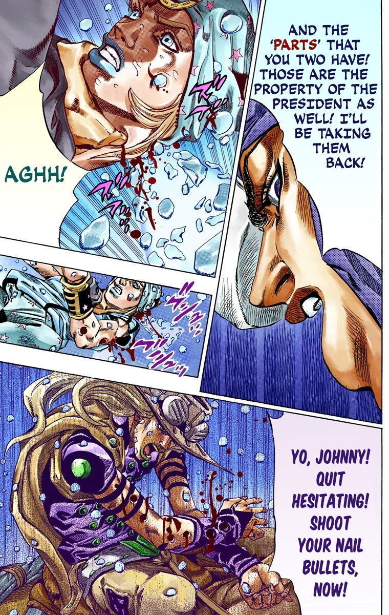 Jojo's Bizarre Adventure Part 7 - Steel Ball Run - Vol.9 Chapter 39: Catch The Rainbow (On That Stormy Night) Part 2