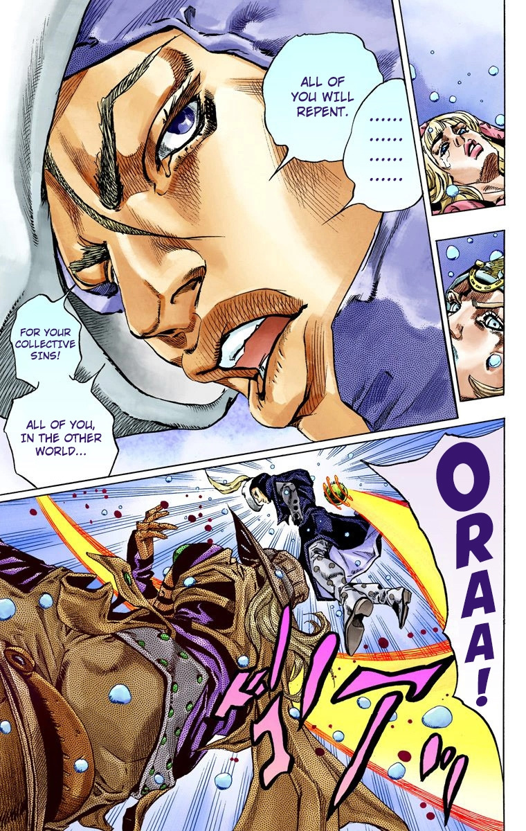 Jojo's Bizarre Adventure Part 7 - Steel Ball Run - Vol.9 Chapter 39: Catch The Rainbow (On That Stormy Night) Part 2