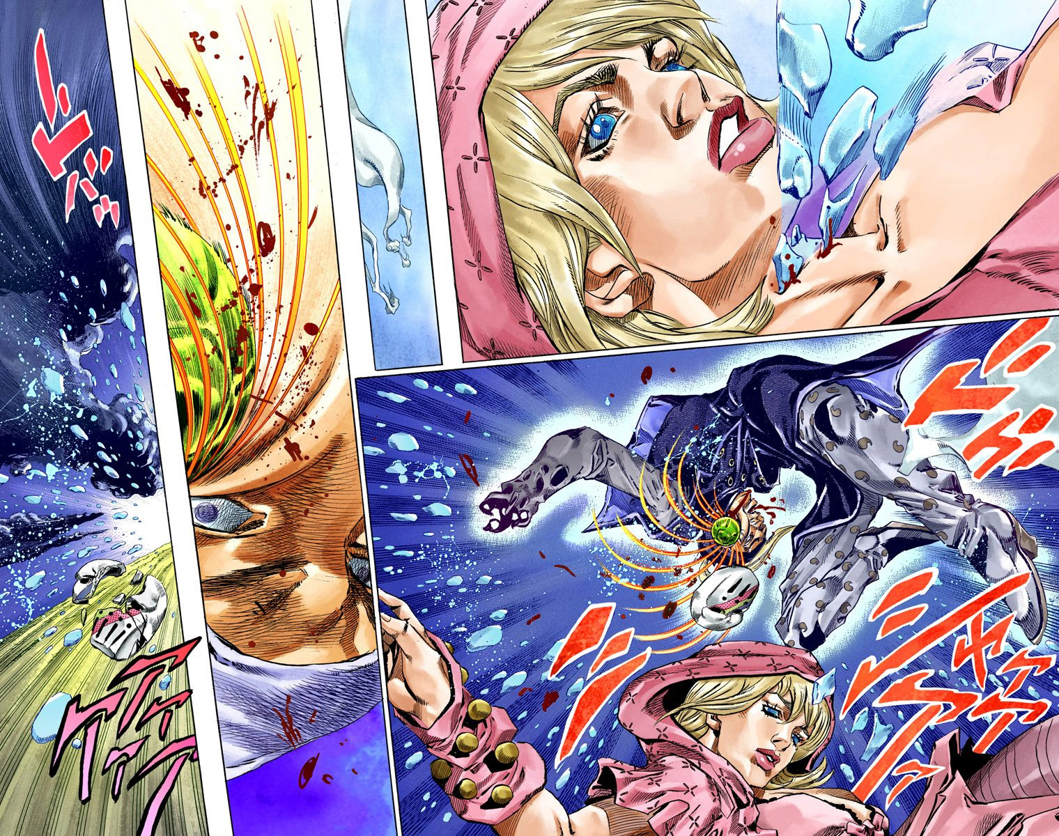 Jojo's Bizarre Adventure Part 7 - Steel Ball Run - Vol.9 Chapter 39: Catch The Rainbow (On That Stormy Night) Part 2