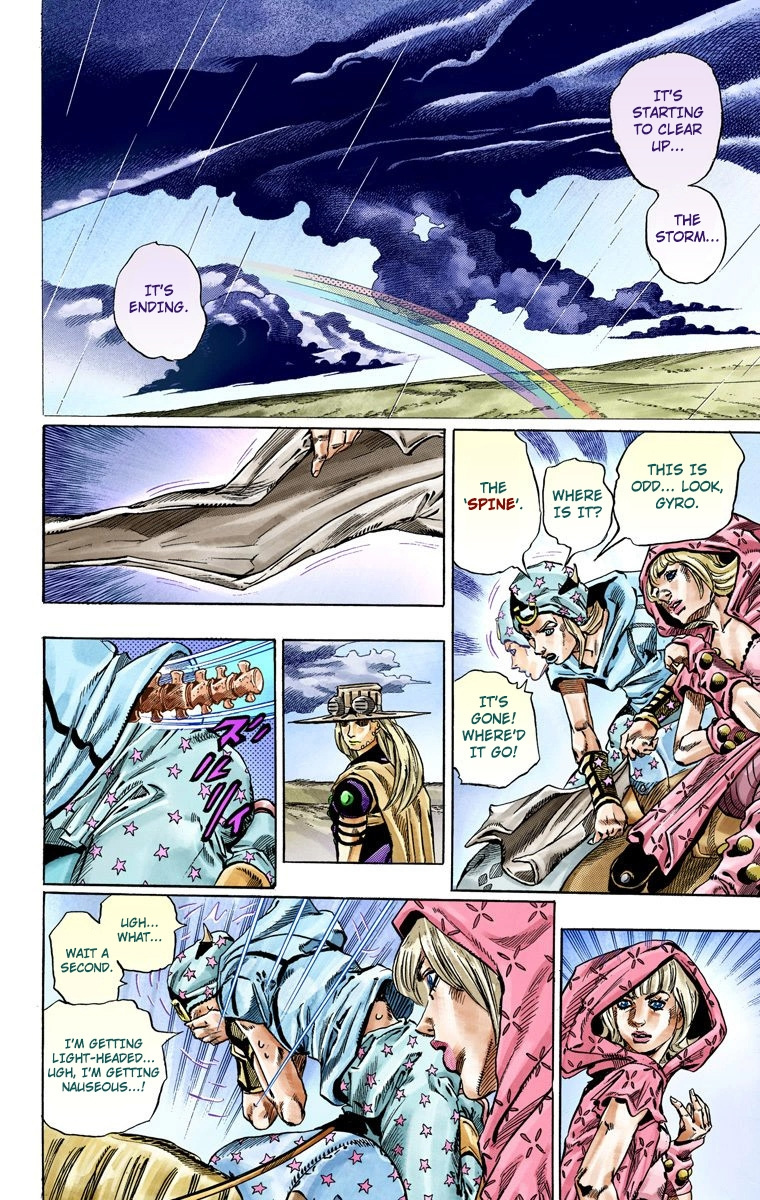 Jojo's Bizarre Adventure Part 7 - Steel Ball Run - Vol.9 Chapter 39: Catch The Rainbow (On That Stormy Night) Part 2