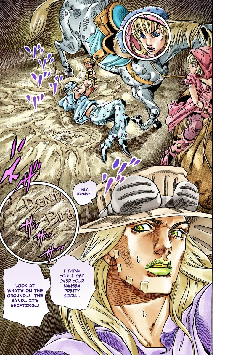 Jojo's Bizarre Adventure Part 7 - Steel Ball Run - Vol.9 Chapter 39: Catch The Rainbow (On That Stormy Night) Part 2