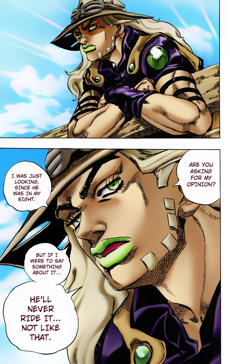 Jojo's Bizarre Adventure Part 7 - Steel Ball Run - Vol.1 Chapter 4: September 25 1890 - 3 Hours To Start