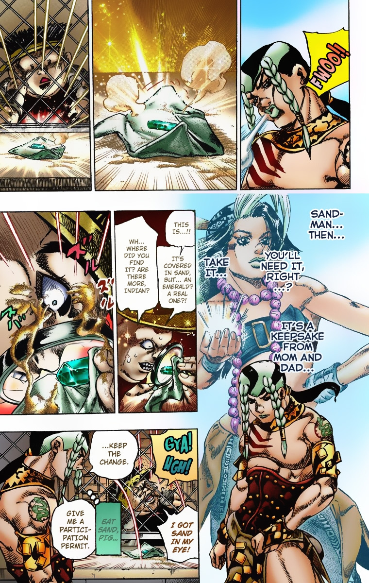 Jojo's Bizarre Adventure Part 7 - Steel Ball Run - Vol.1 Chapter 4: September 25 1890 - 3 Hours To Start