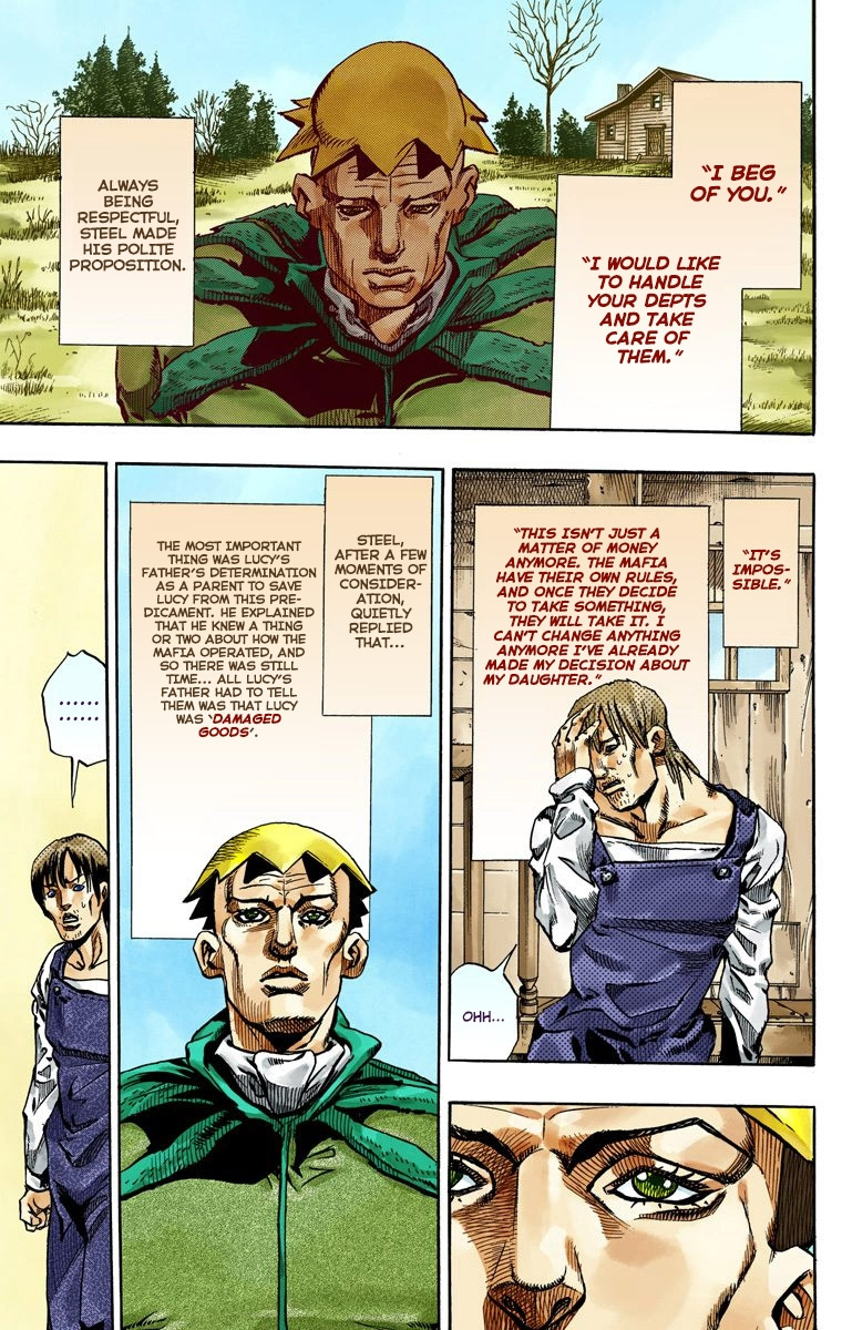 Jojo's Bizarre Adventure Part 7 - Steel Ball Run - Vol.16 Chapter 61: Both Sides Now Part 2