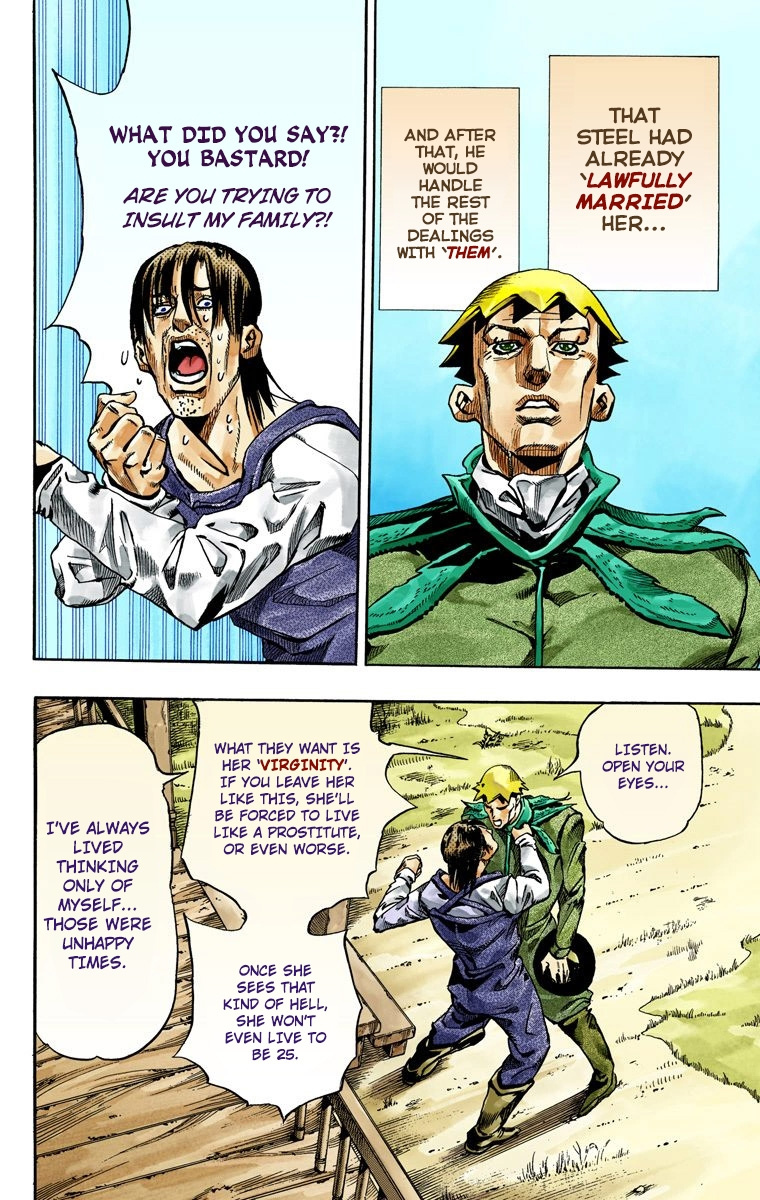 Jojo's Bizarre Adventure Part 7 - Steel Ball Run - Vol.16 Chapter 61: Both Sides Now Part 2