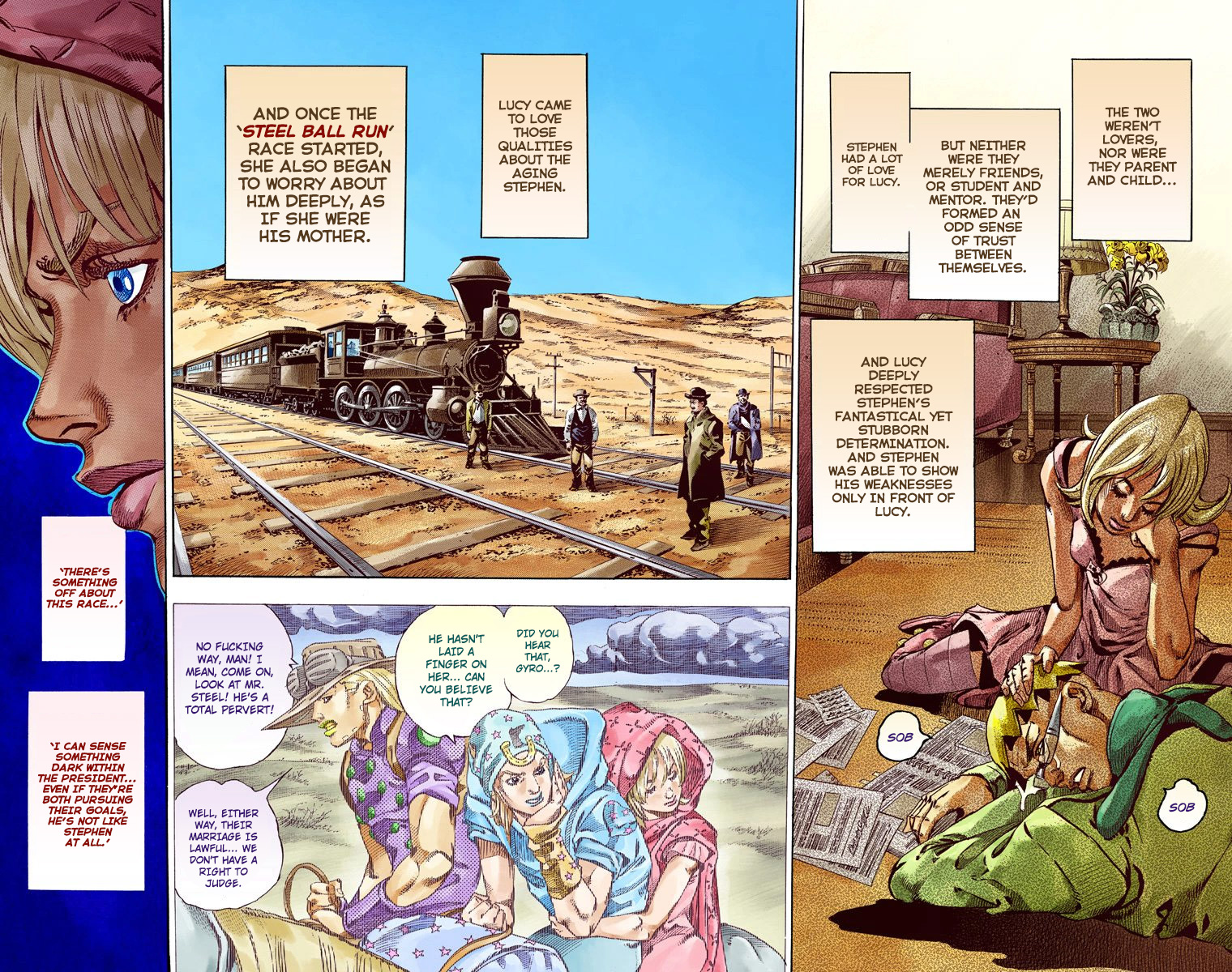 Jojo's Bizarre Adventure Part 7 - Steel Ball Run - Vol.16 Chapter 61: Both Sides Now Part 2