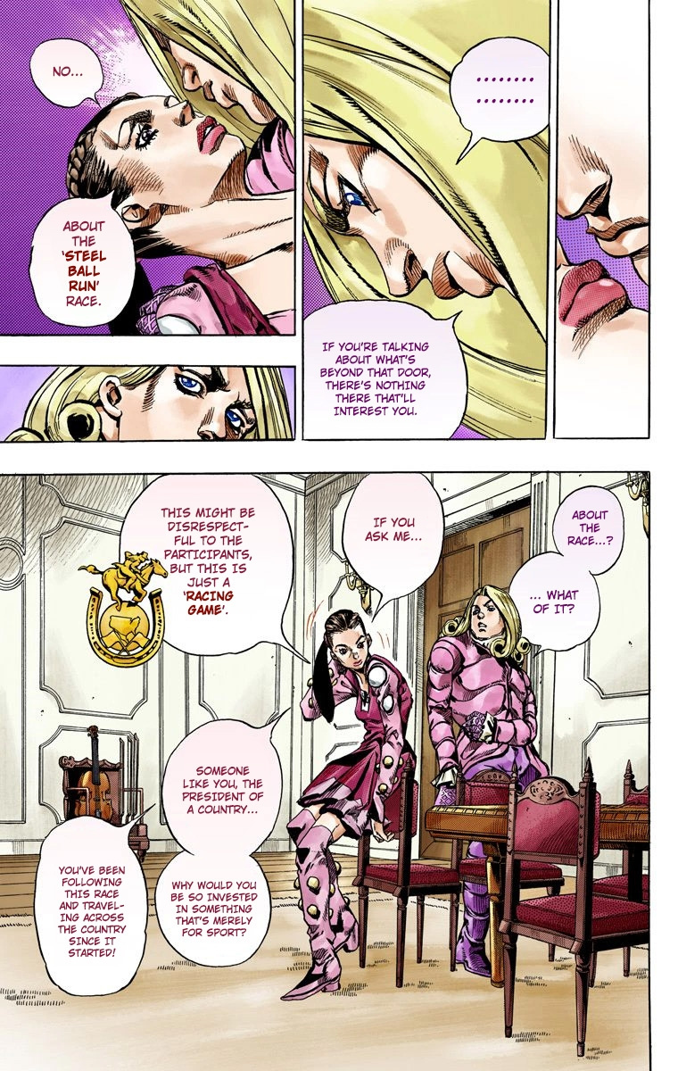 Jojo's Bizarre Adventure Part 7 - Steel Ball Run - Vol.16 Chapter 61: Both Sides Now Part 2