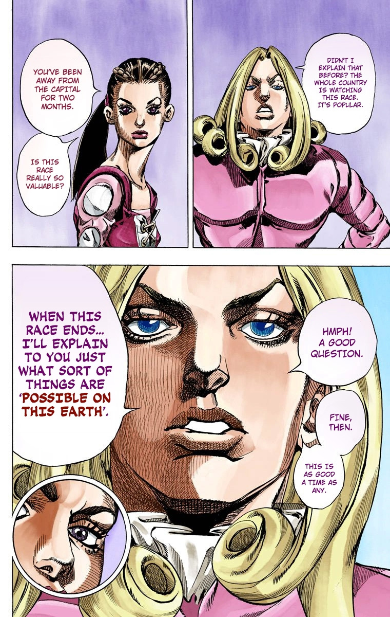 Jojo's Bizarre Adventure Part 7 - Steel Ball Run - Vol.16 Chapter 61: Both Sides Now Part 2