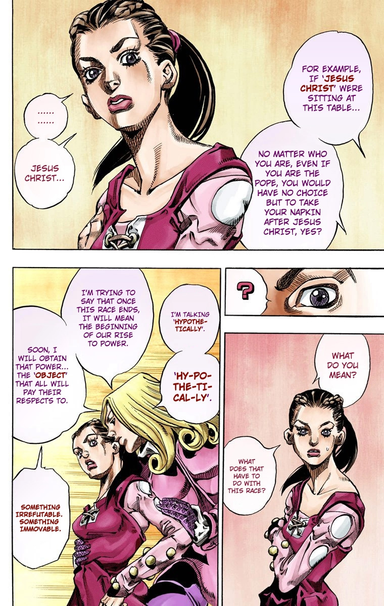 Jojo's Bizarre Adventure Part 7 - Steel Ball Run - Vol.16 Chapter 61: Both Sides Now Part 2