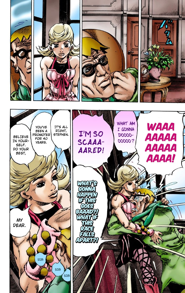 Jojo's Bizarre Adventure Part 7 - Steel Ball Run - Vol.1 Chapter 1: The Steel Ball Run Press Conference