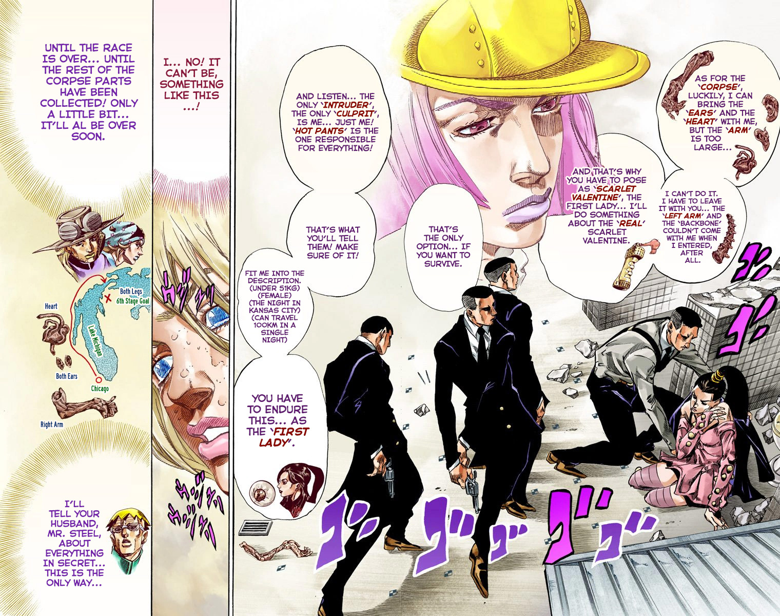 Jojo's Bizarre Adventure Part 7 - Steel Ball Run - Vol.13 Chapter 50: Tubular Bells Part 3