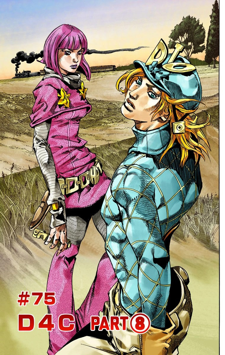 Jojo's Bizarre Adventure Part 7 - Steel Ball Run - Vol.19 Chapter 75: D4C Part 8