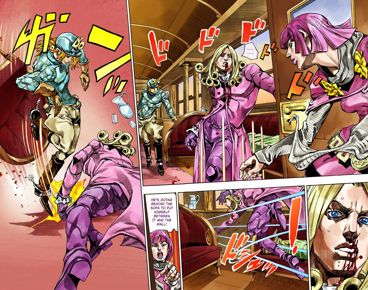 Jojo's Bizarre Adventure Part 7 - Steel Ball Run - Vol.19 Chapter 75: D4C Part 8