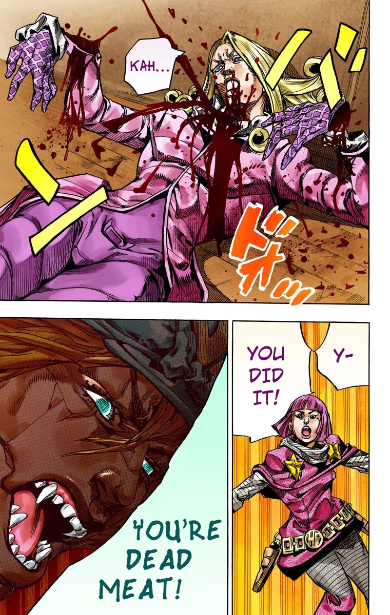 Jojo's Bizarre Adventure Part 7 - Steel Ball Run - Vol.19 Chapter 75: D4C Part 8